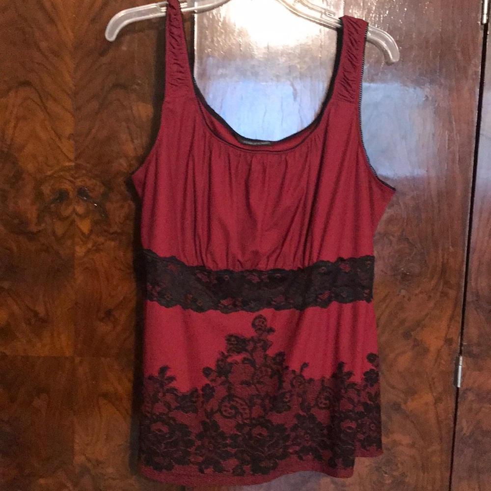 Flirty Lace Detailed Tank